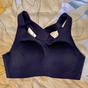 Lululemon Black Sports Bra with Racerback Design (High Support)